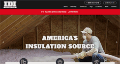 Desktop Screenshot of idi-insulation.com