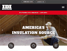 Tablet Screenshot of idi-insulation.com